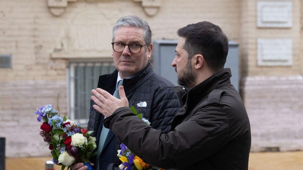 Russian drones were shot down over the meeting location of Starmer and Zelensky, according to The Guardian.